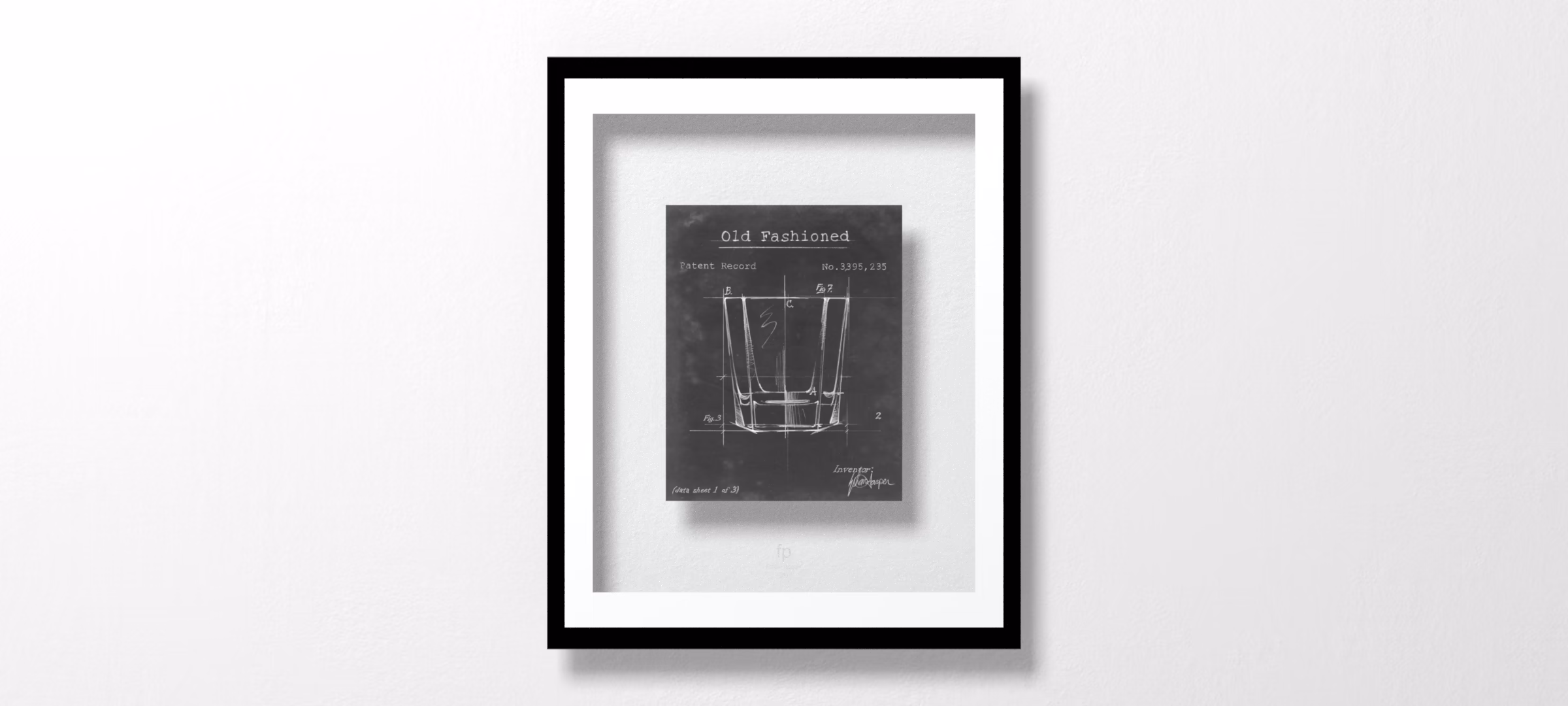 Barware Blueprint I by Ethan Harper