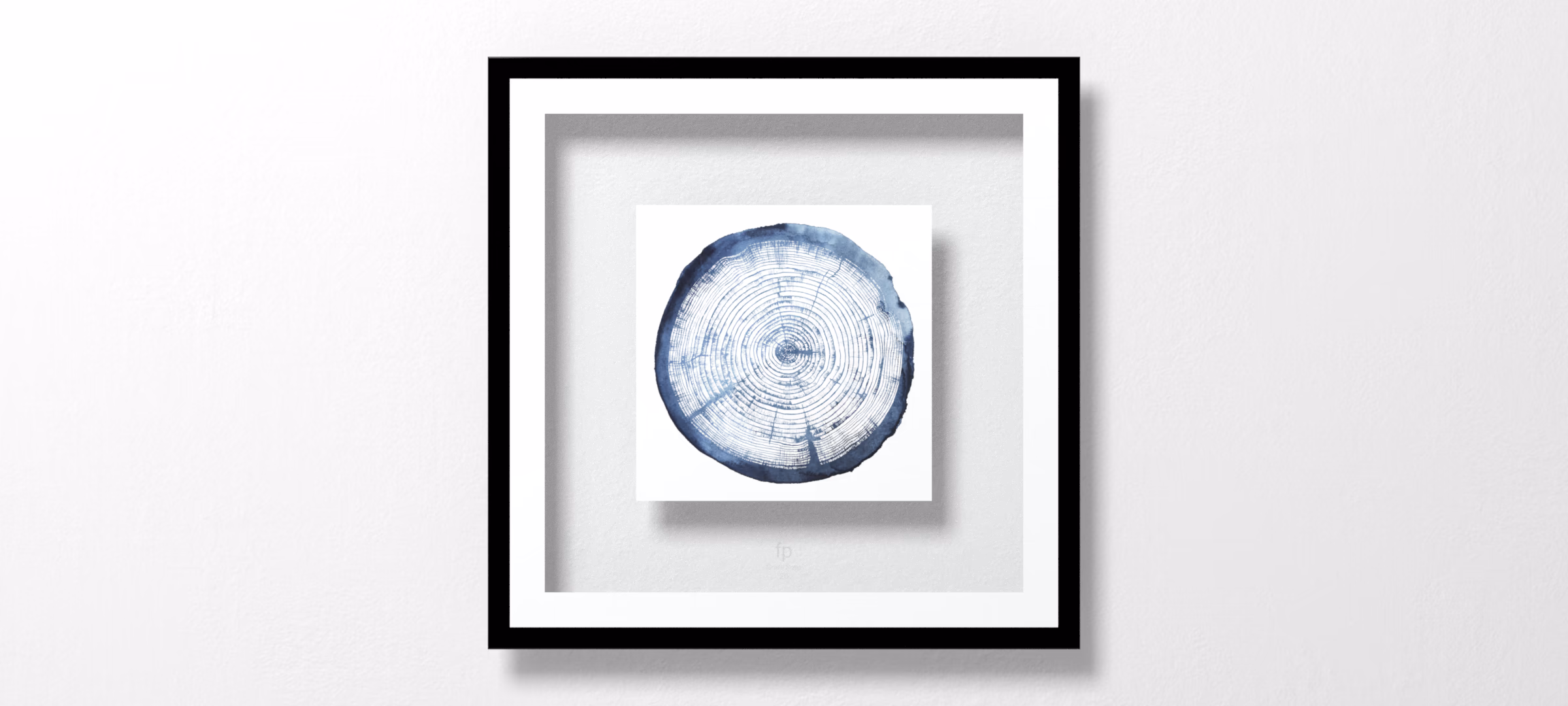 Tree Ring Overlay I by Grace Popp