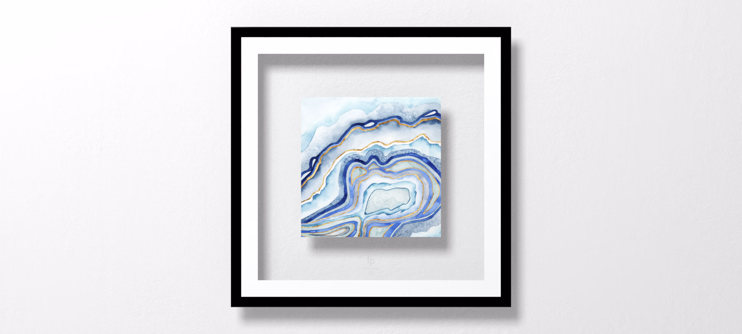 Cobalt Agate II by Grace Popp
