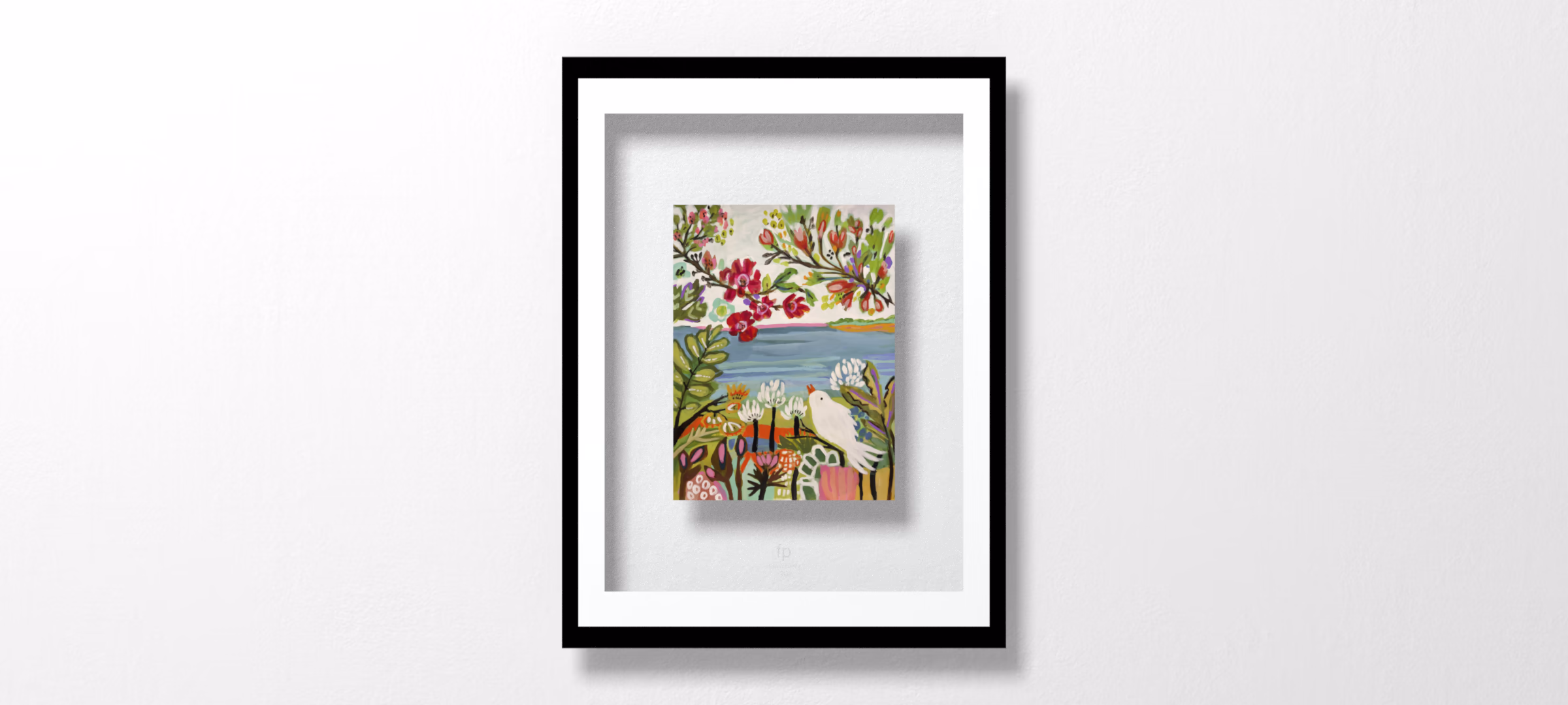 Birds in the Garden II by Karen Fields