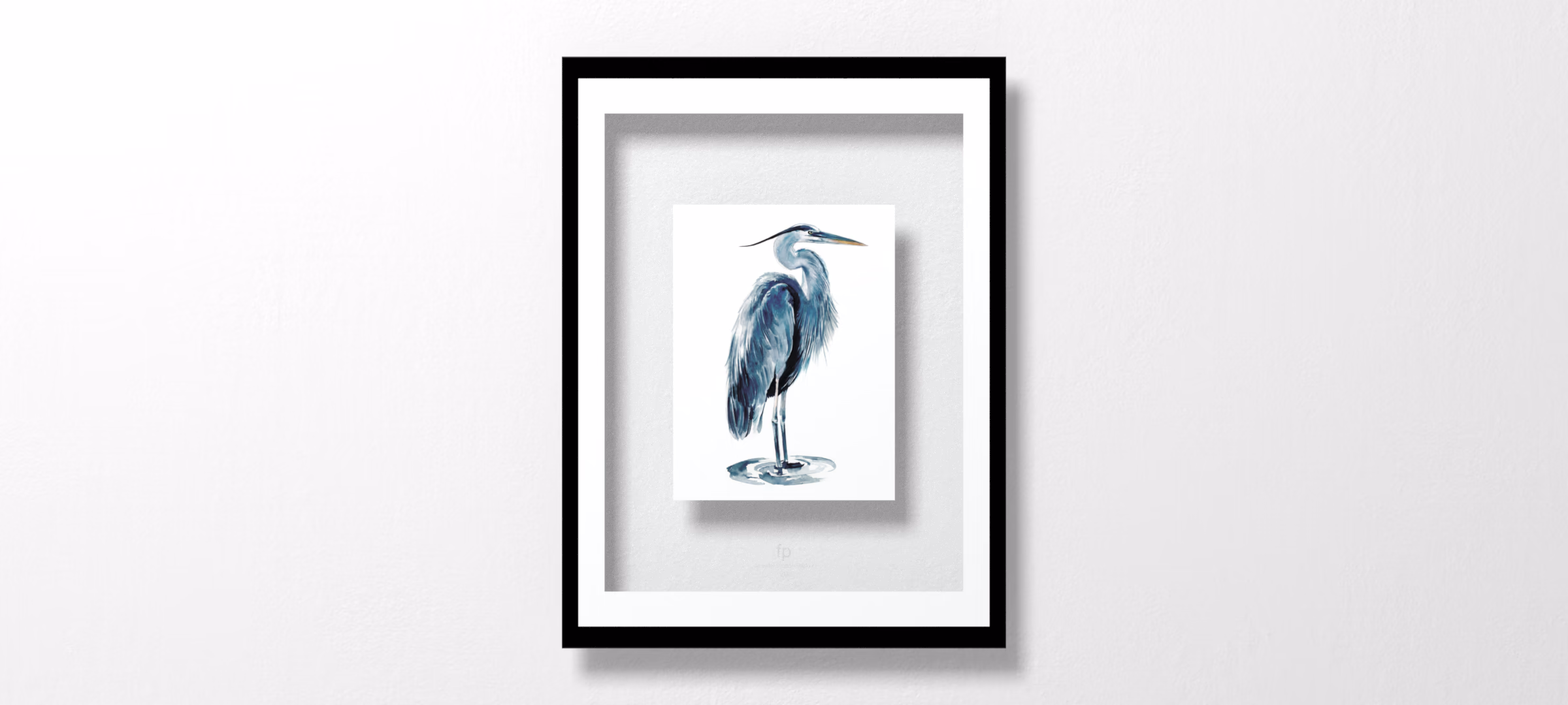 Blue Blue Heron I by Jennifer Paxton Parker