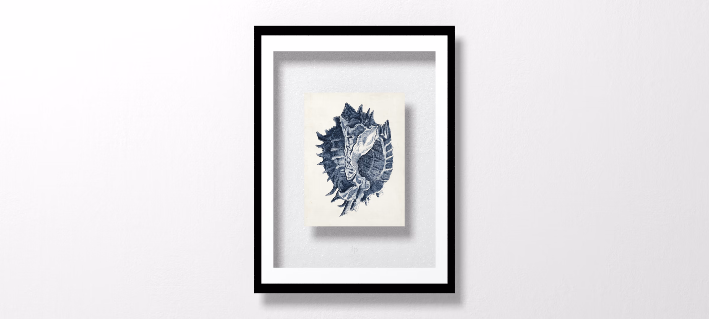Coastal Collection in Indigo I by Vision Studio