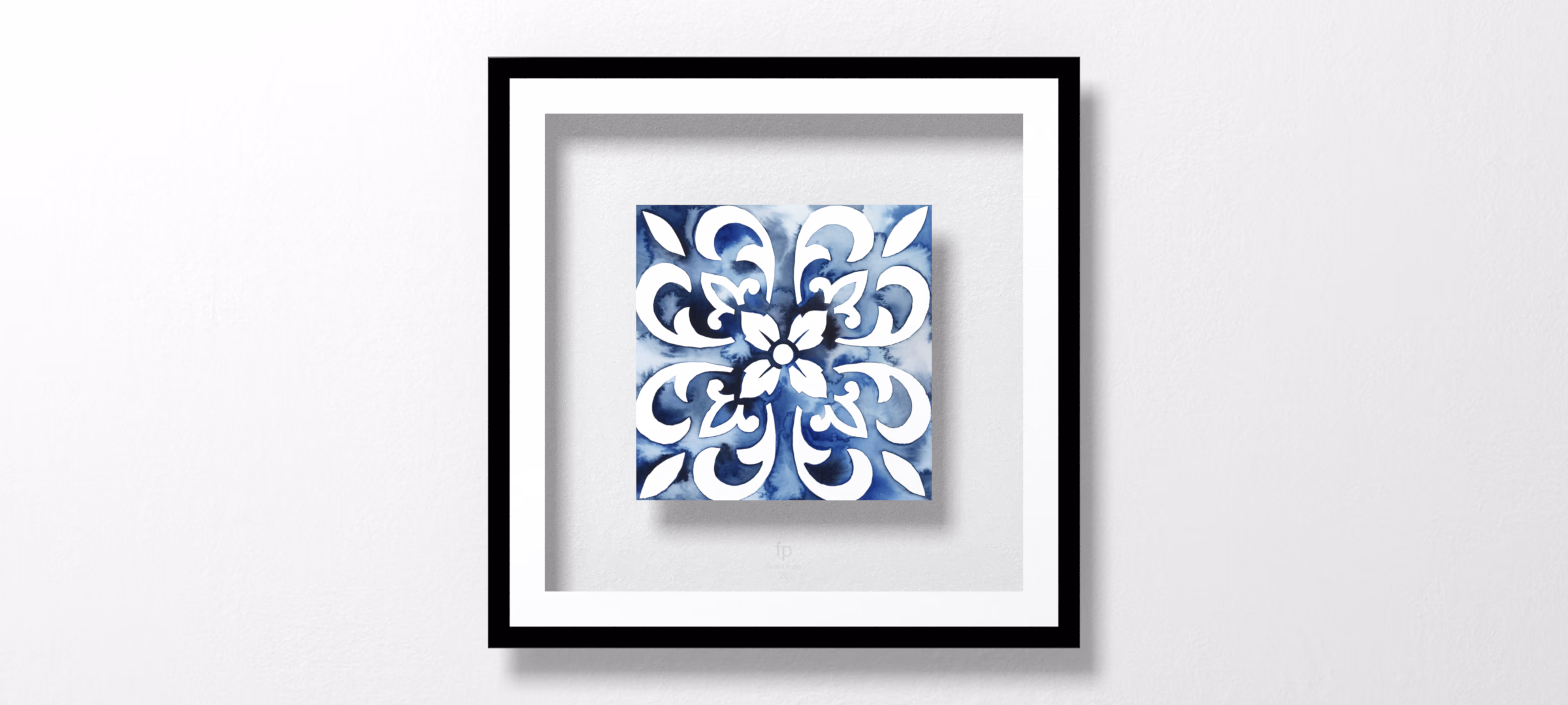 Cobalt Tile II by Grace Popp