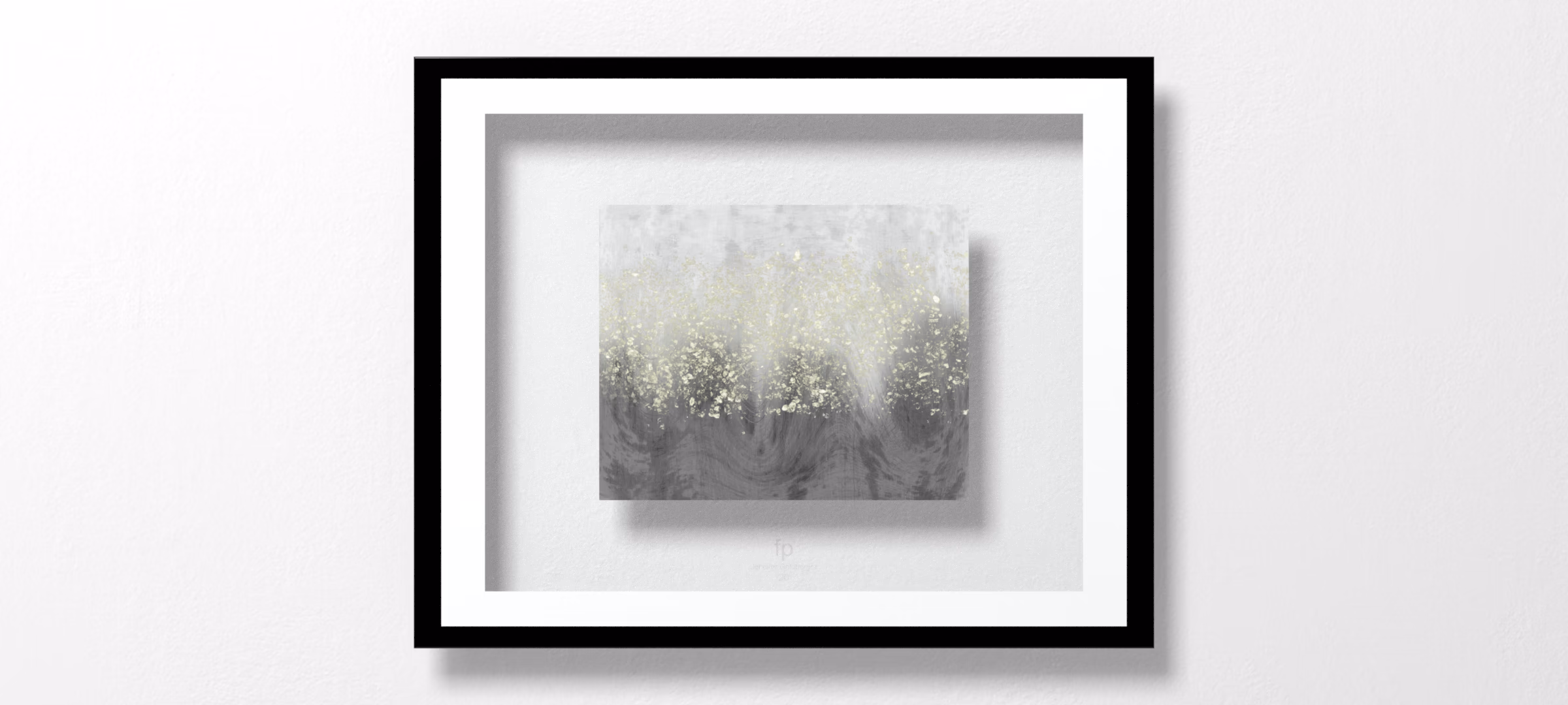 Glitter Swirl I by Jennifer Goldberger