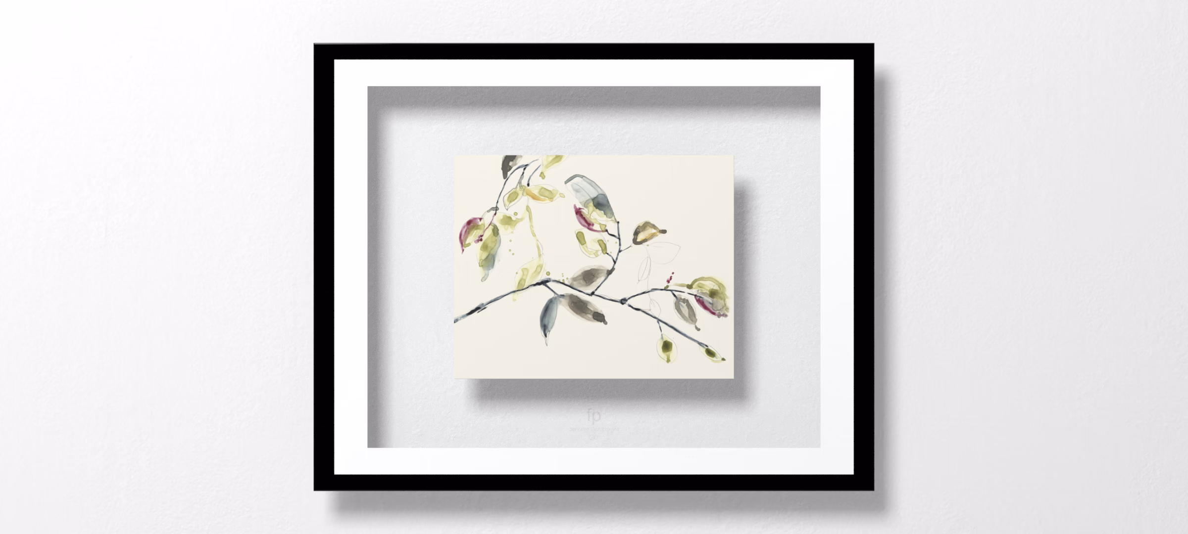 Leaf Branch II by Jennifer Goldberger