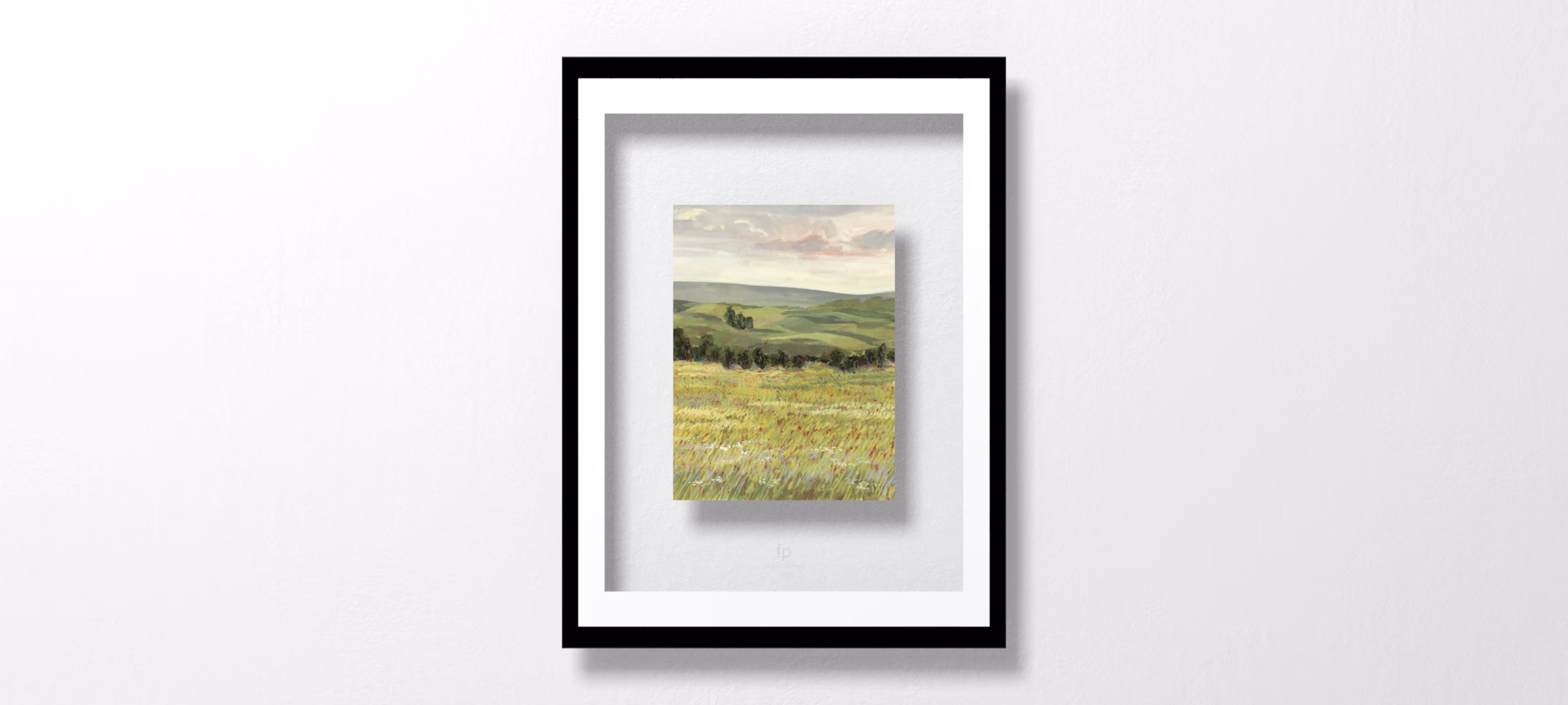 Morning Meadow I by Victoria Borges