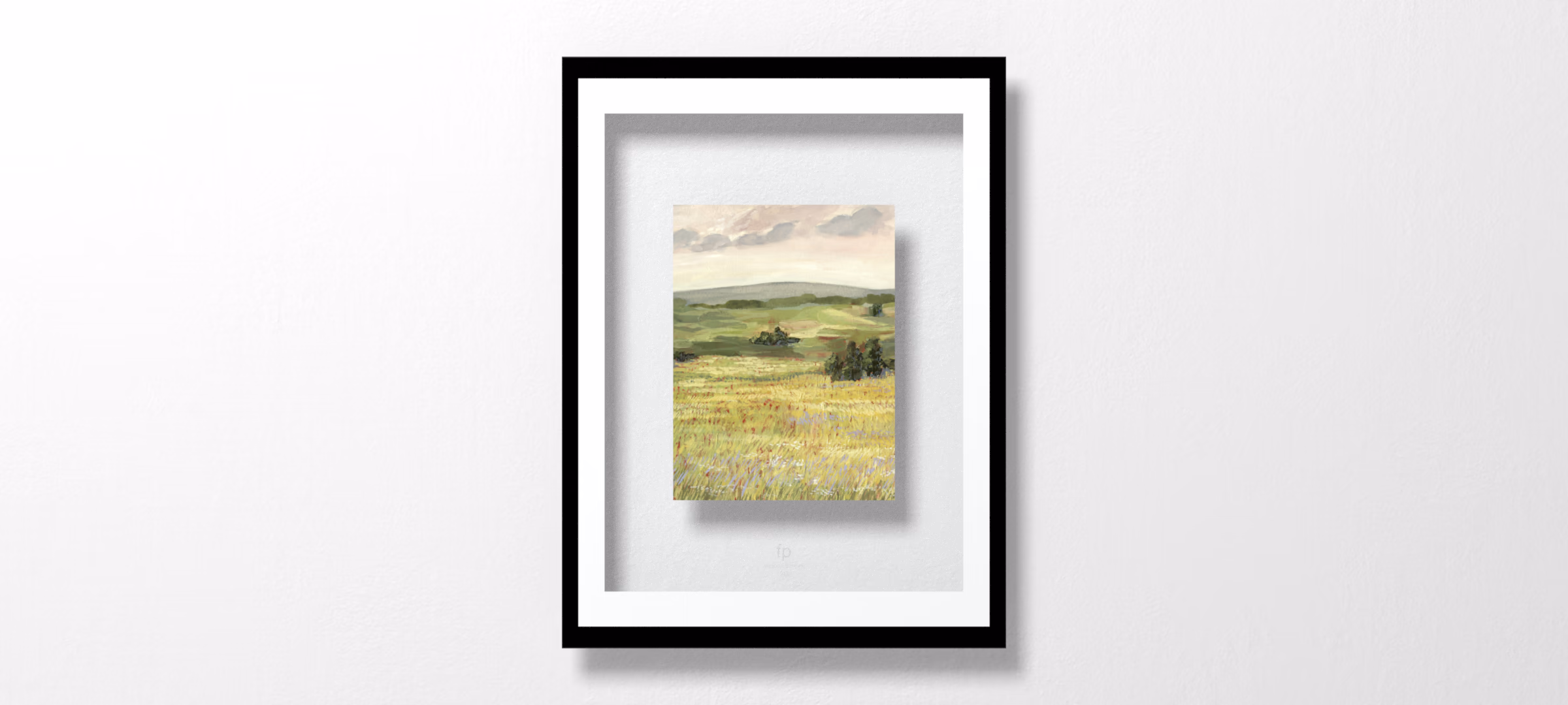 Morning Meadow II by Victoria Borges