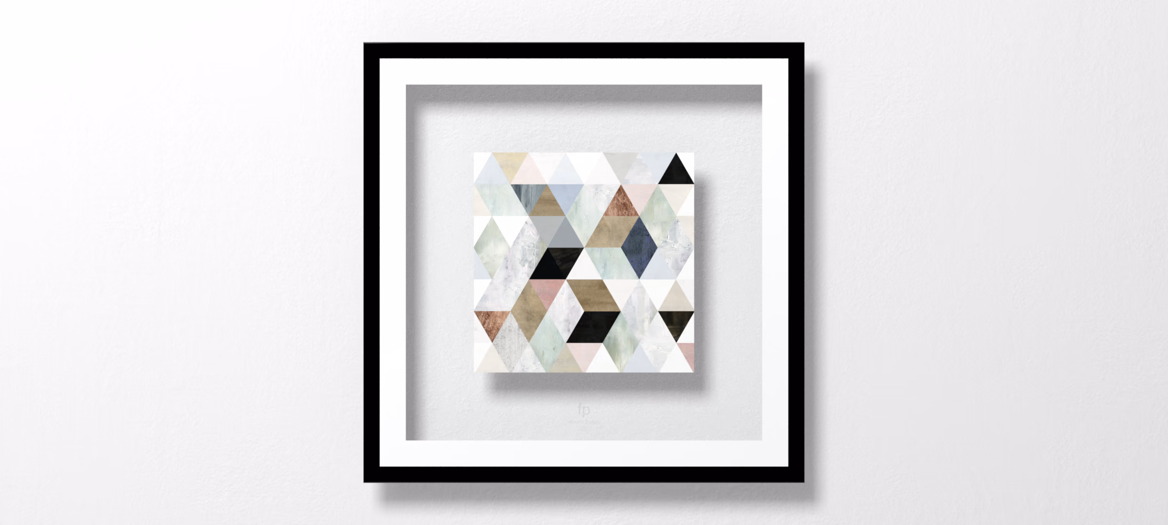 Watercolor Mosaic I by Victoria Borges