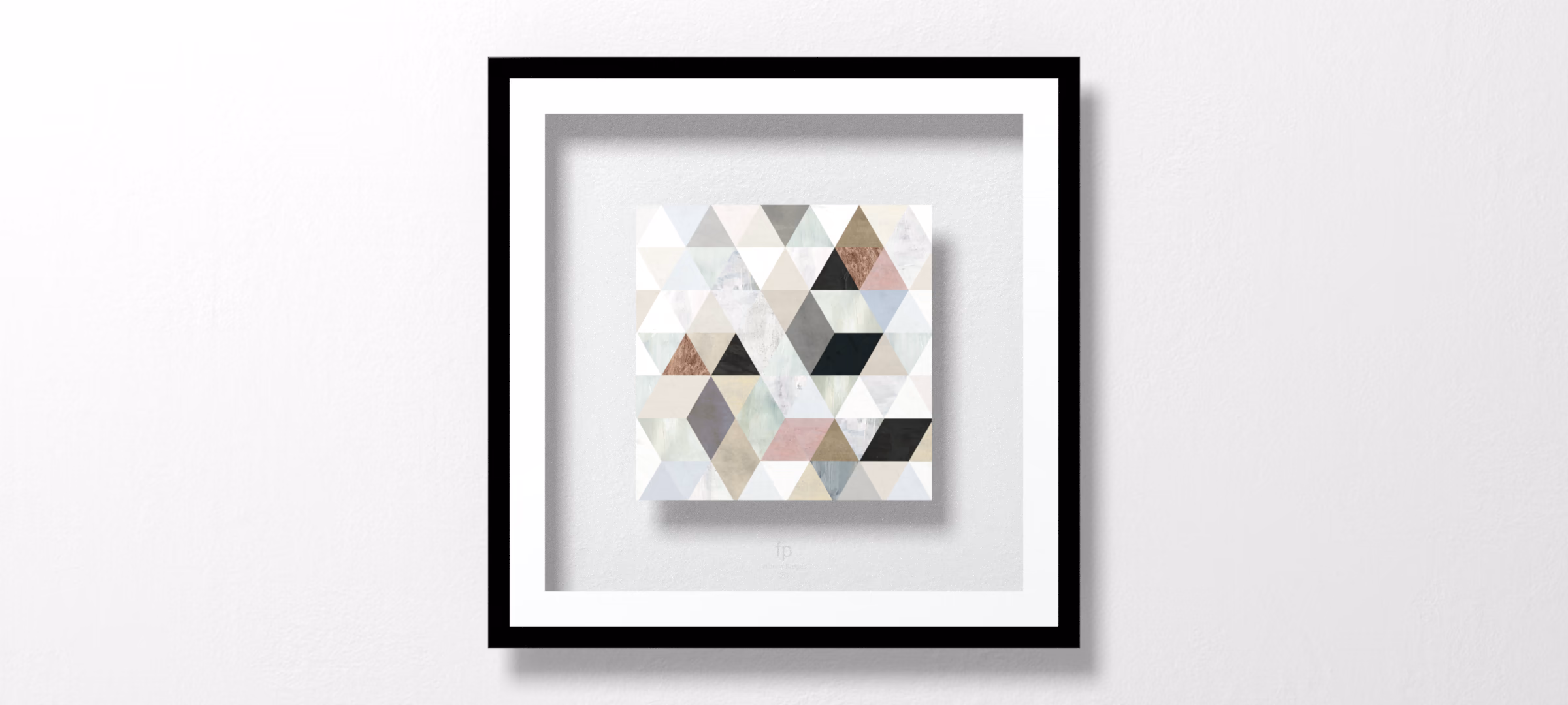 Watercolor Mosaic II by Victoria Borges