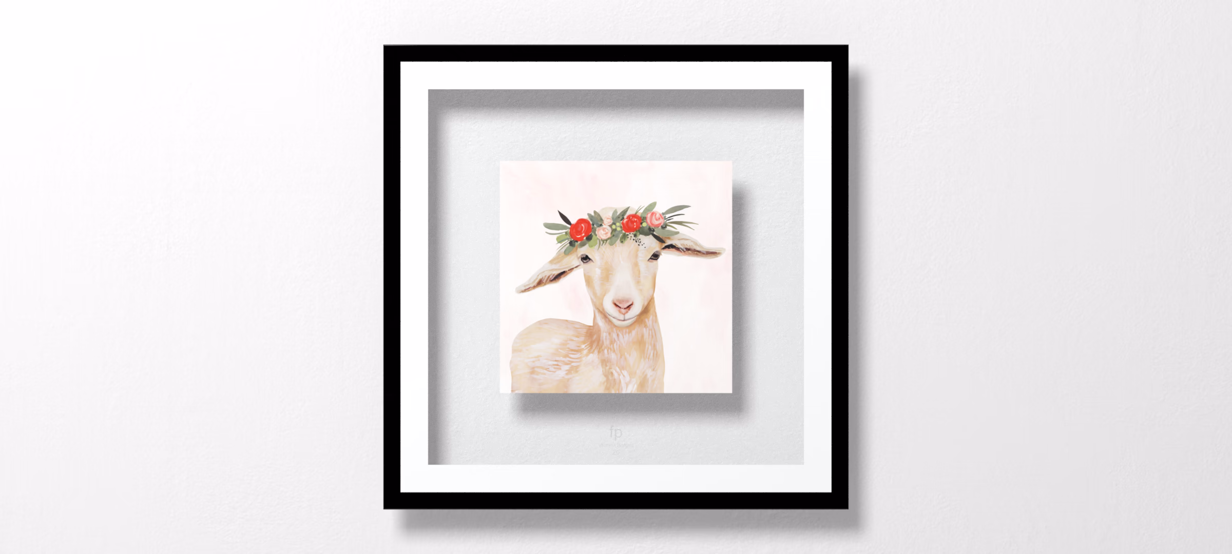 Garden Goat I by Victoria Borges