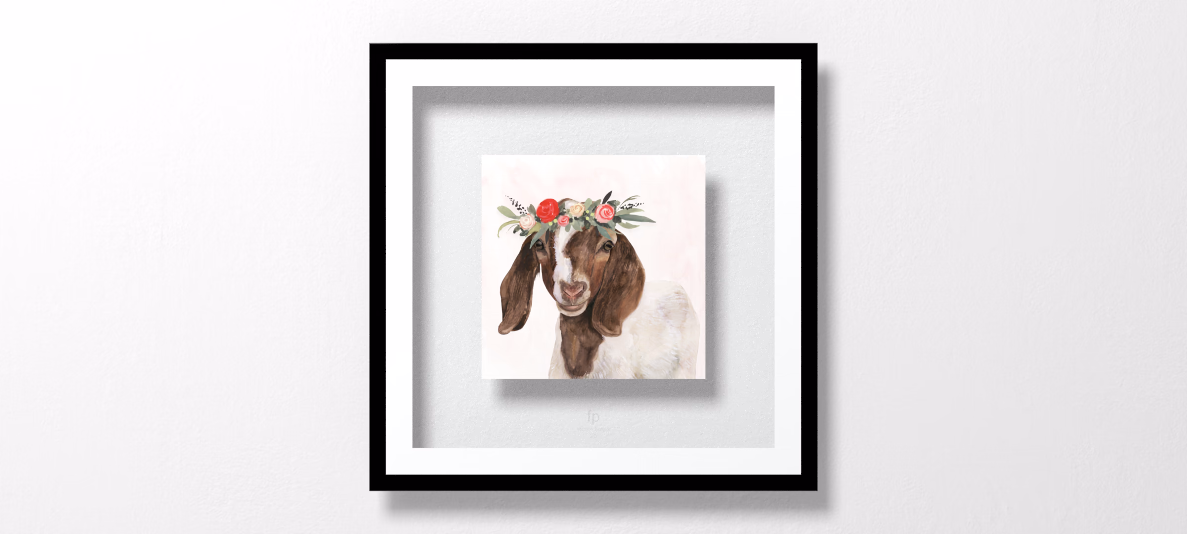 Garden Goat II by Victoria Borges