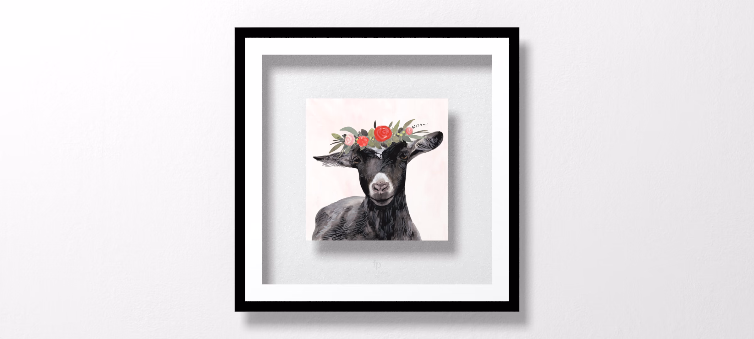 Garden Goat III by Victoria Borges