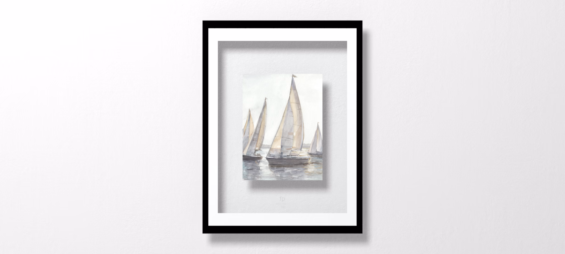 Plein Air Sailboats I by Ethan Harper