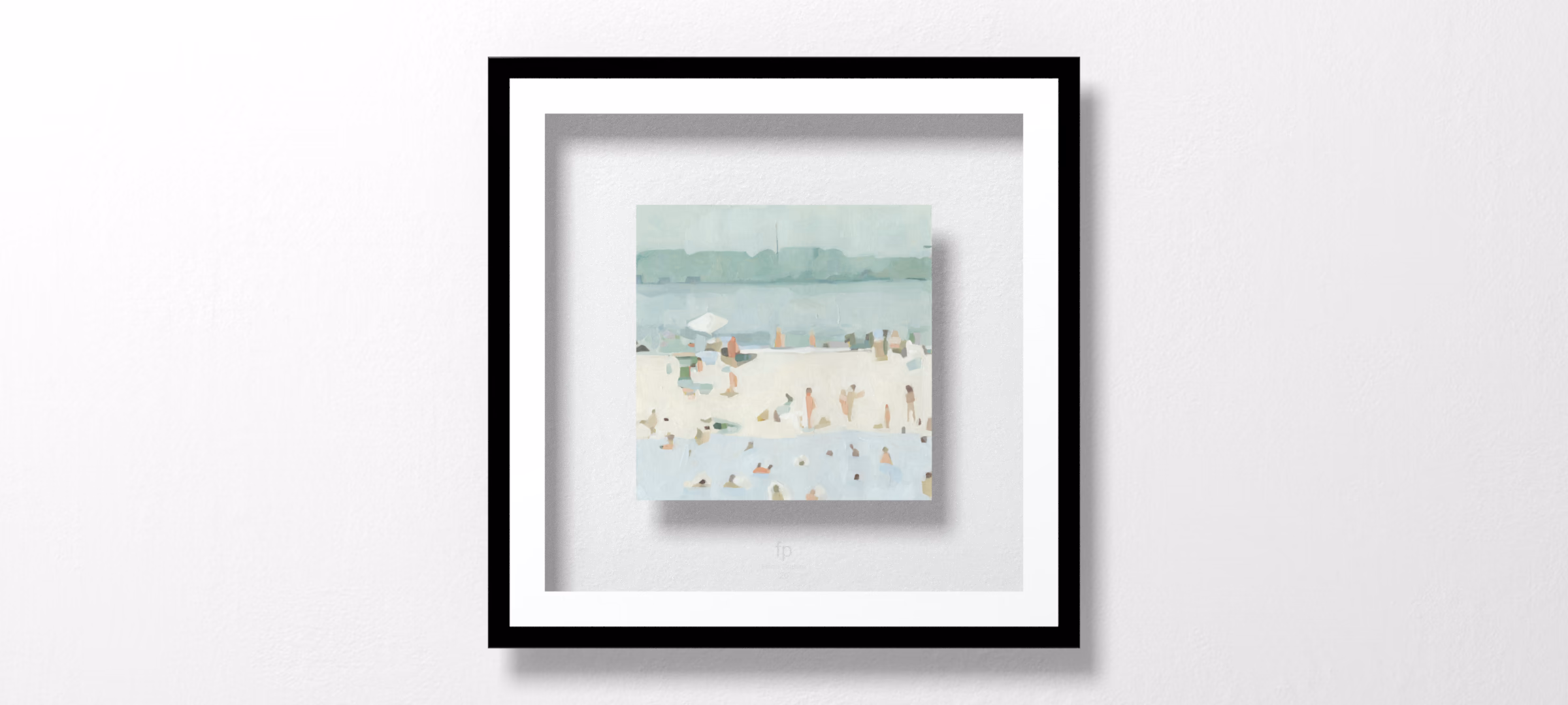 Sea Glass Sandbar I by Emma Scarvey
