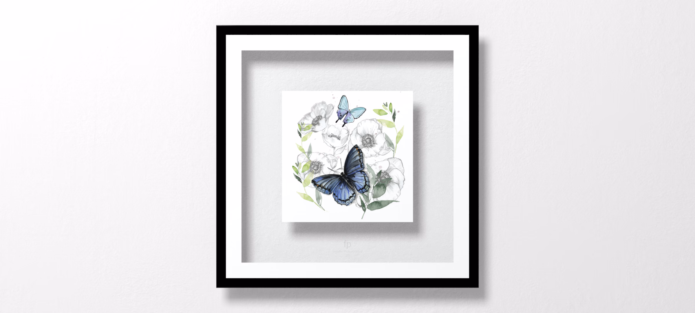 Butterfly Floral II by Jennifer Paxton Parker