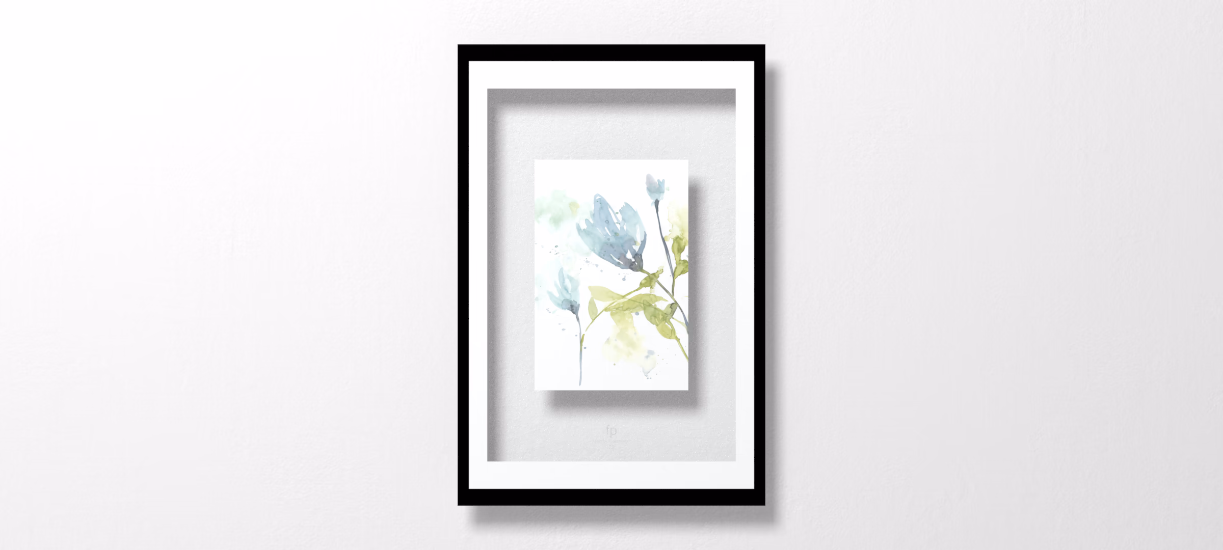 Cerulean Splash I by Jennifer Goldberger