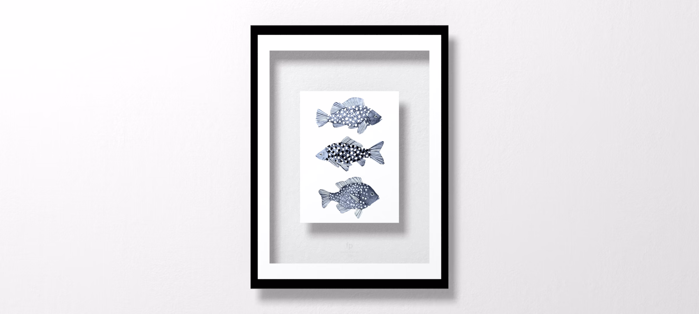 Blue Fish I by Emma Scarvey