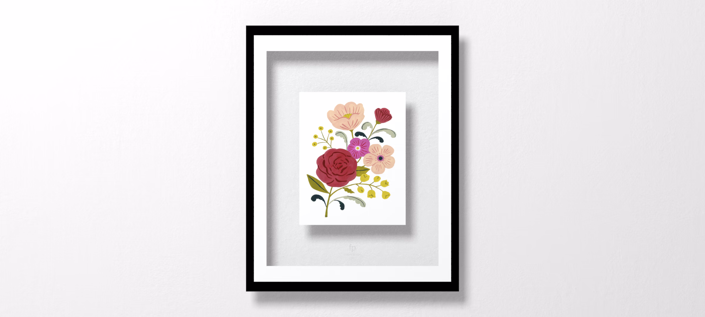 Simple Flora I by Victoria Borges