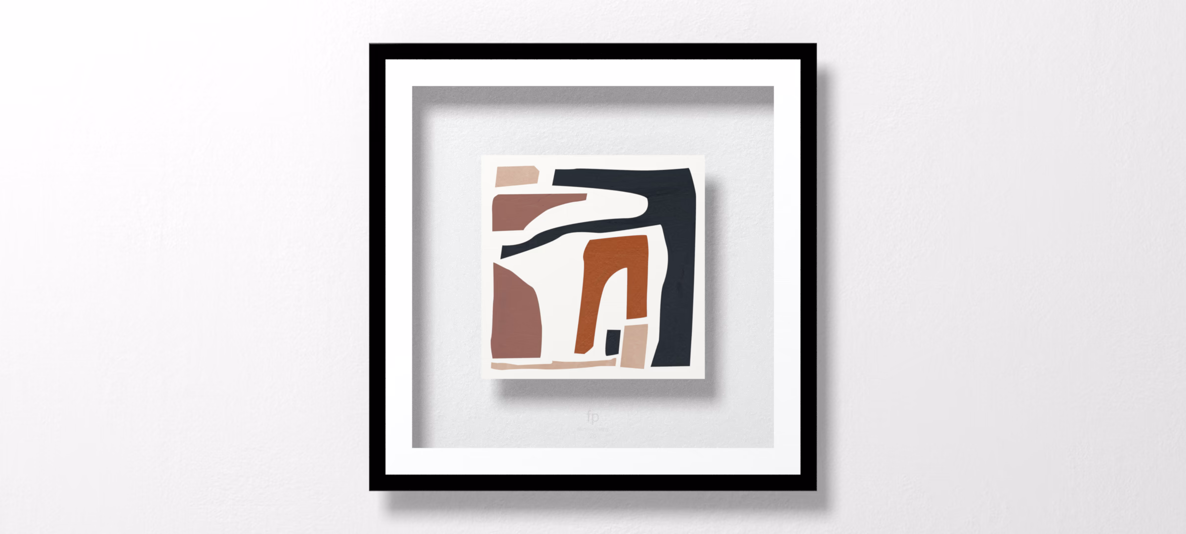 Mid Century Shapes II by Melissa Wang