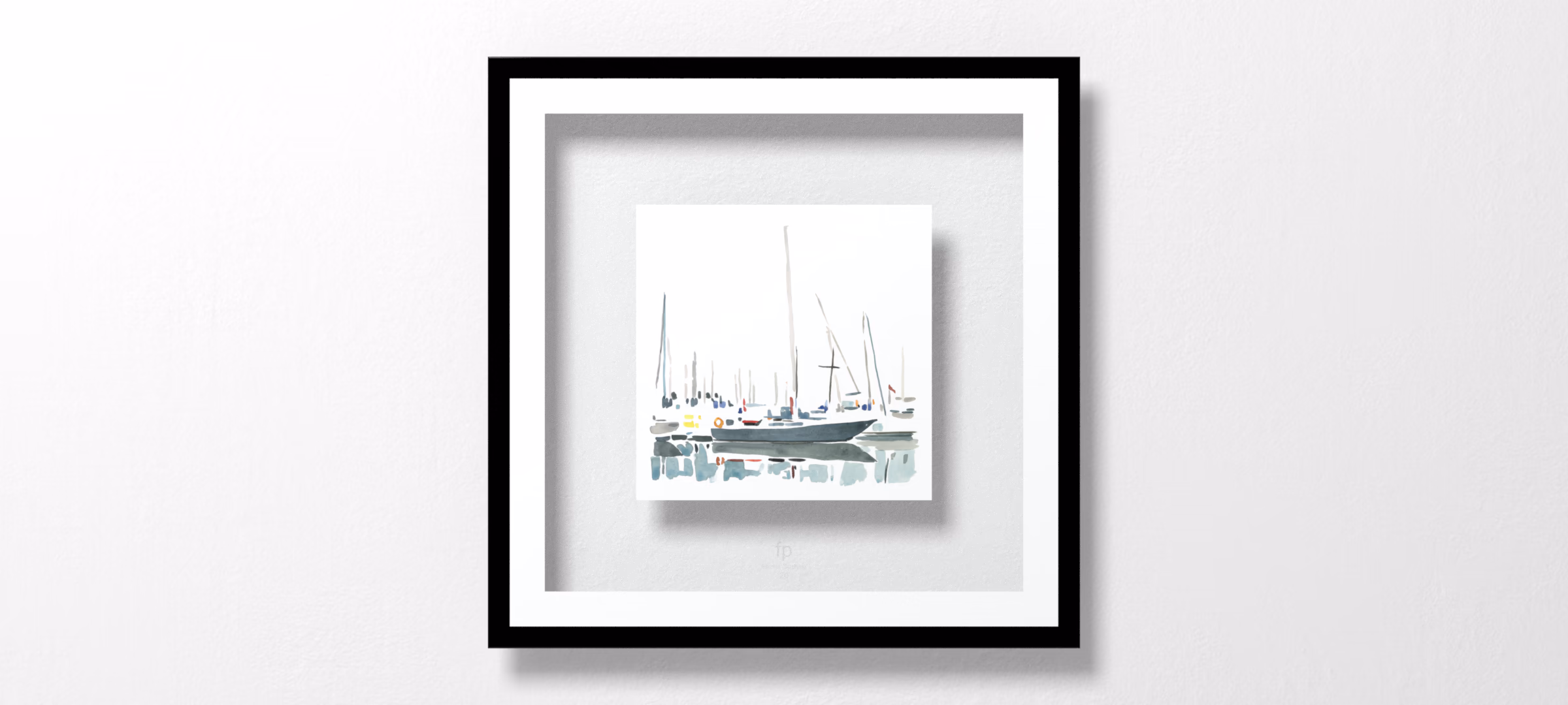 Sailboat Scenery I by Emma Scarvey