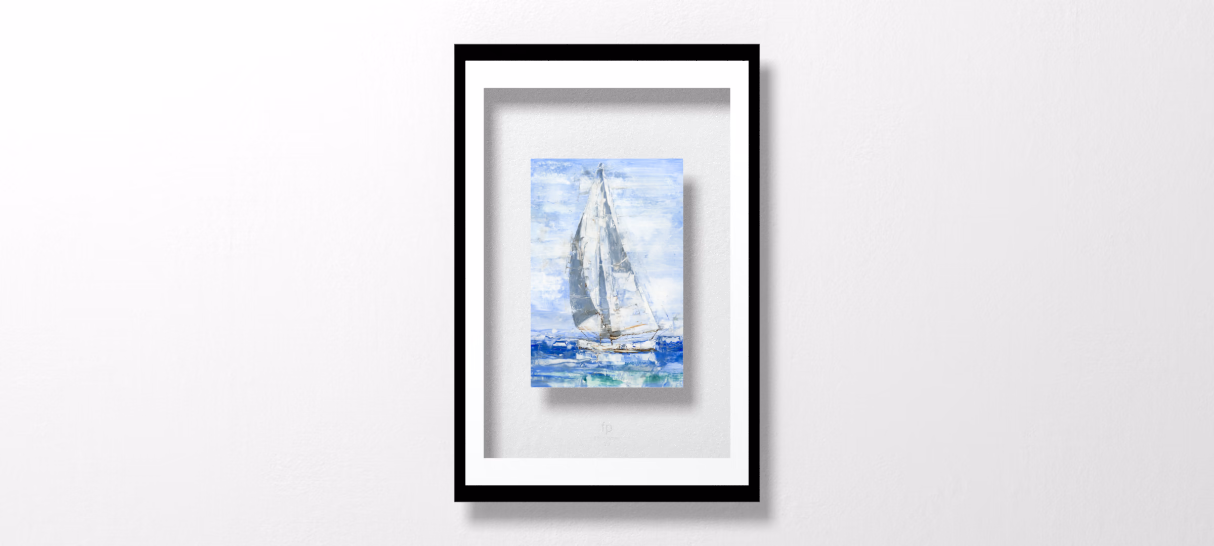 Blue Sails I by Ethan Harper