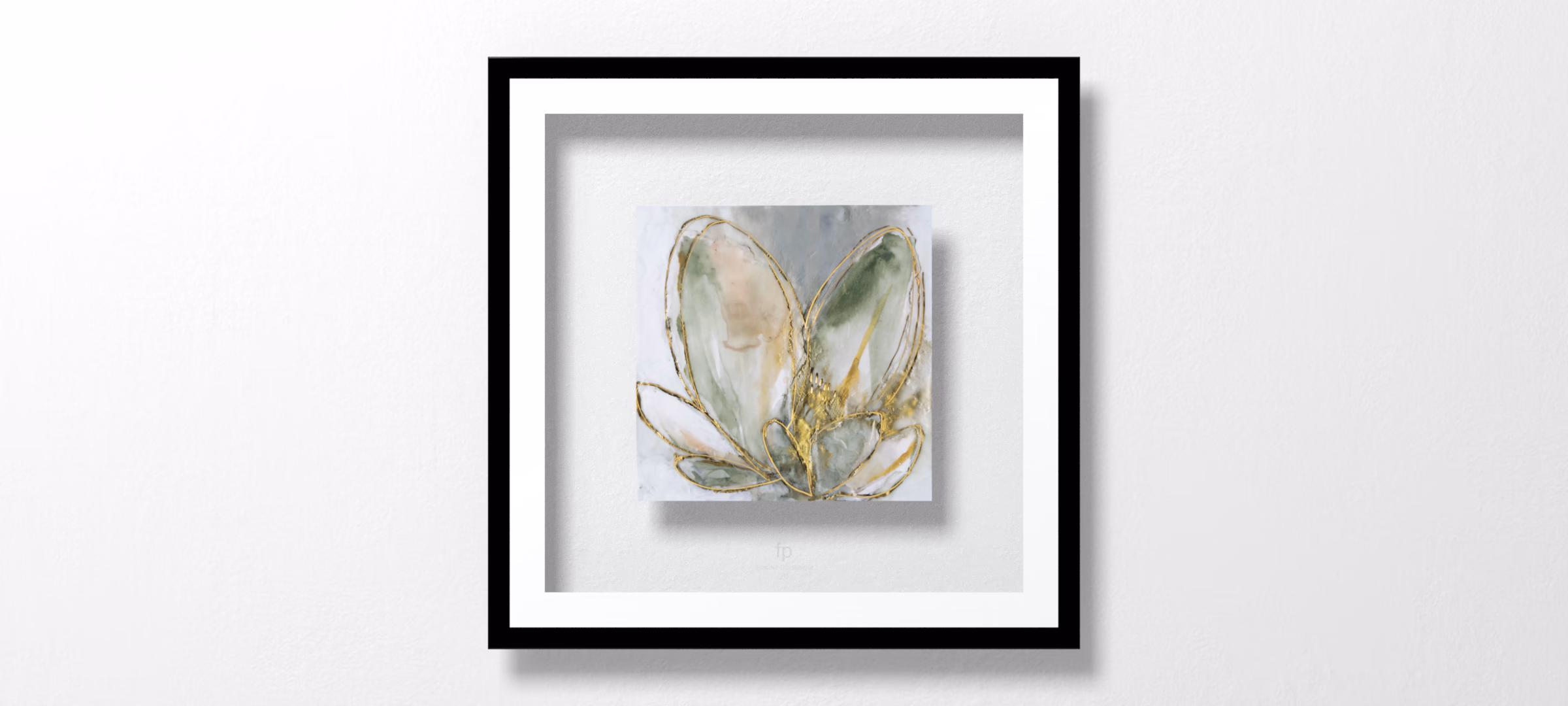 Blooming Gold I by Jennifer Goldberger