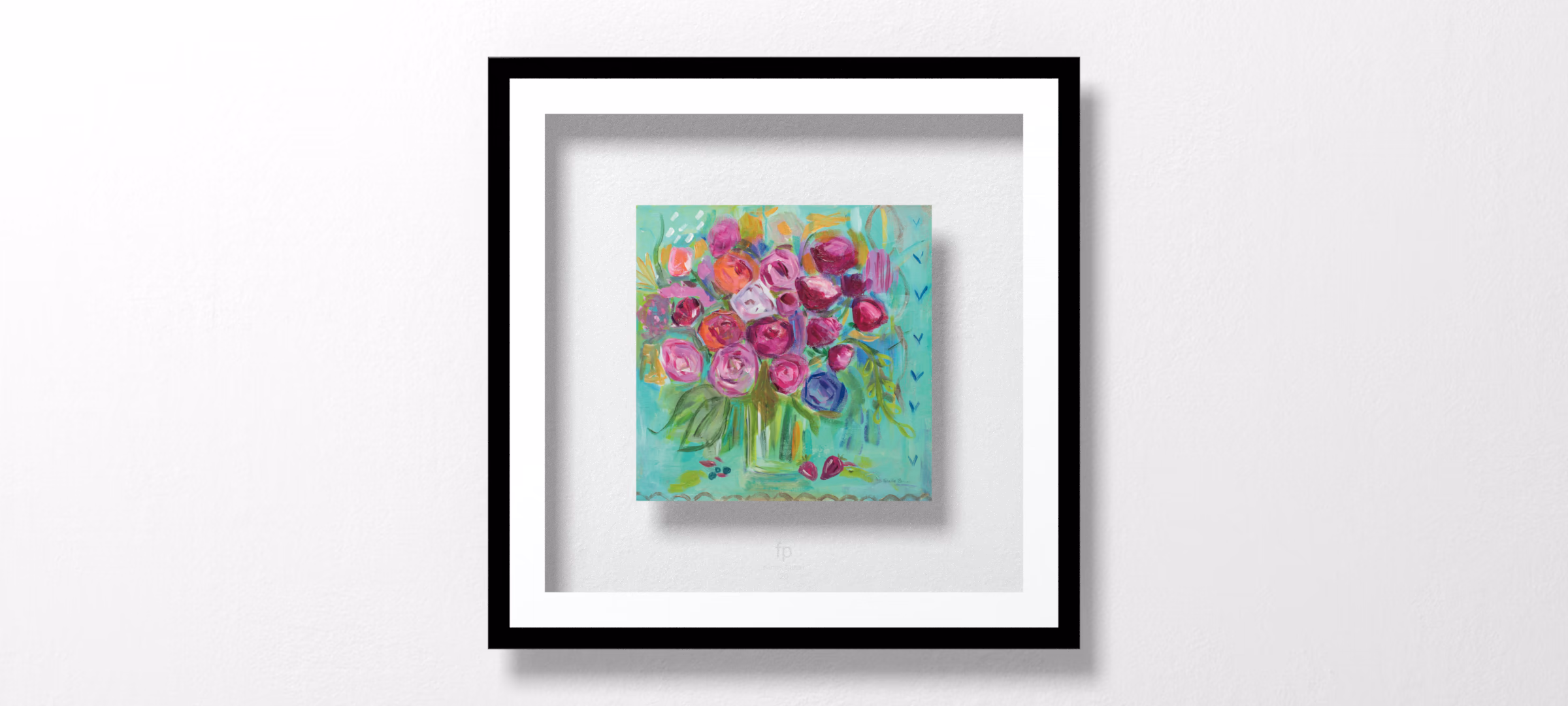 Pink Peonies by Farida Zaman