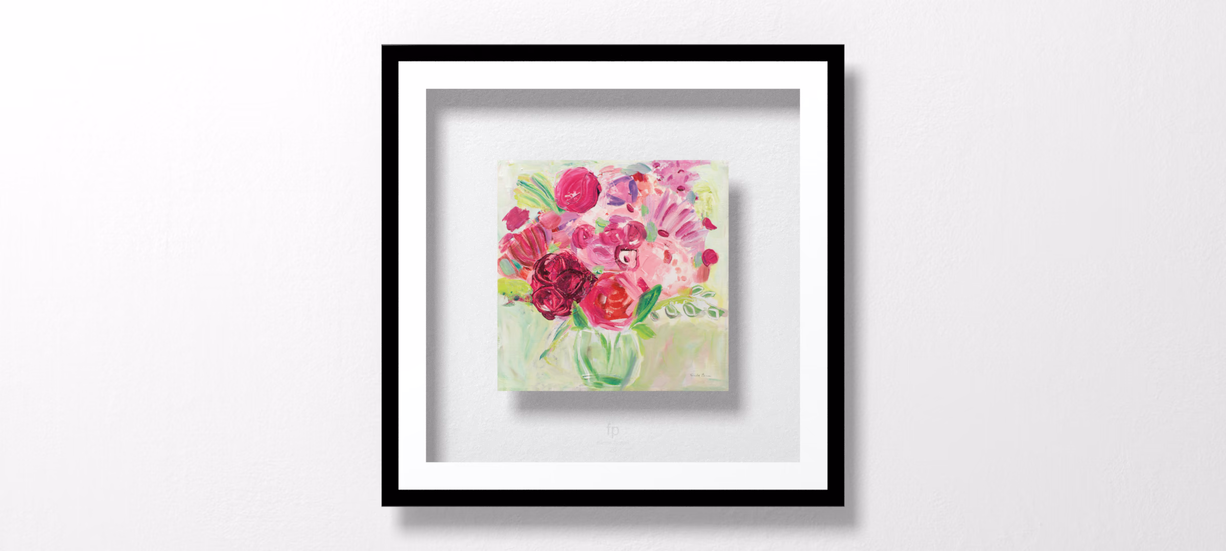 Pink and Red Florals by Farida Zaman
