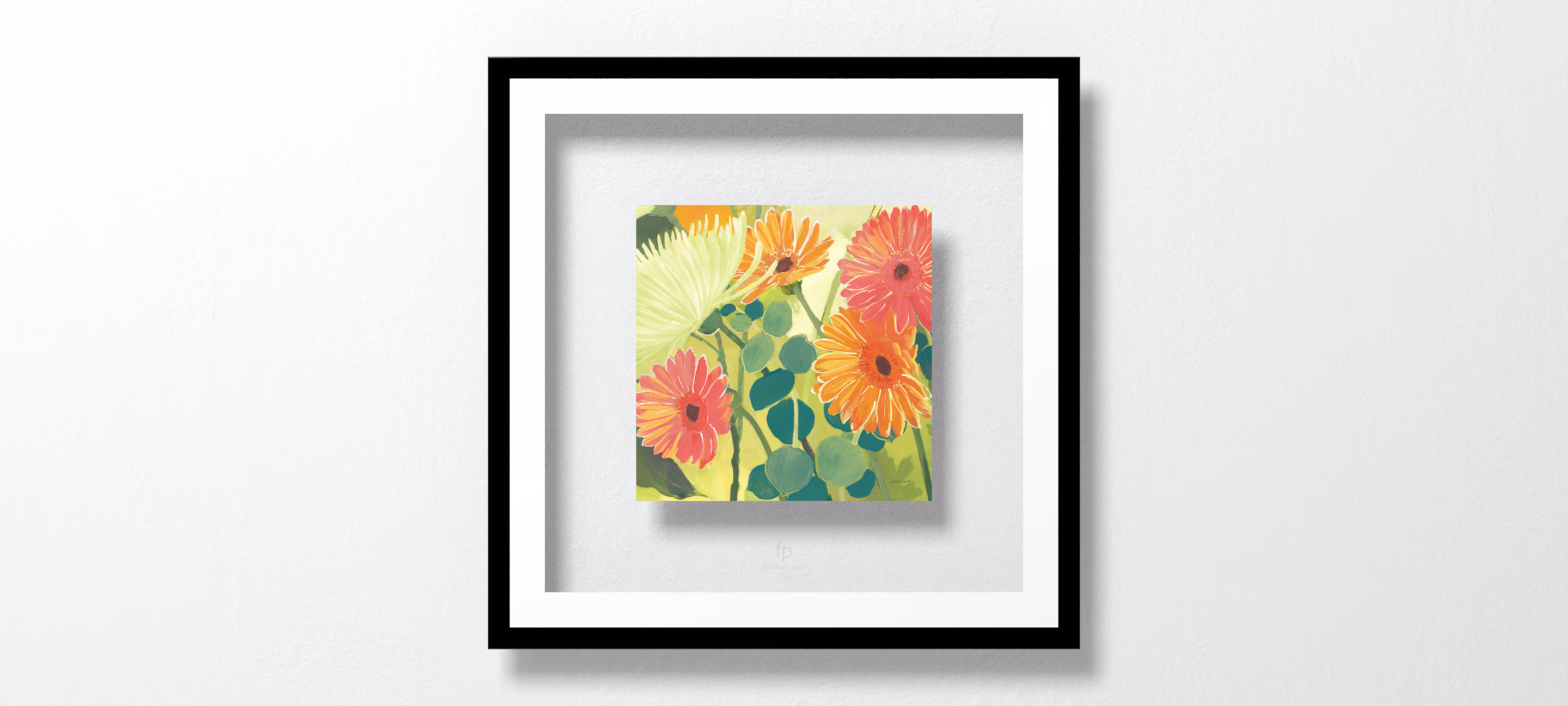 Tangerine Garden I Crop by Kathrine Lovell