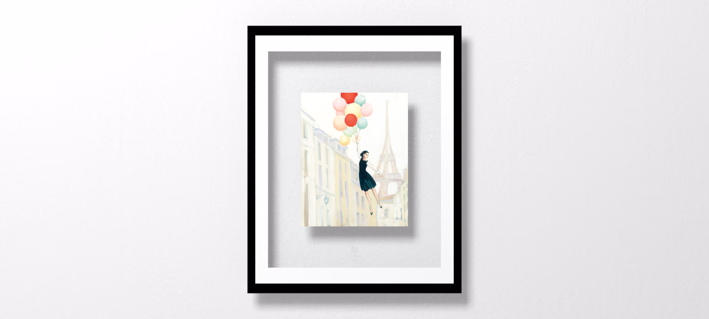 Aloft In Paris II by Julia Purinton