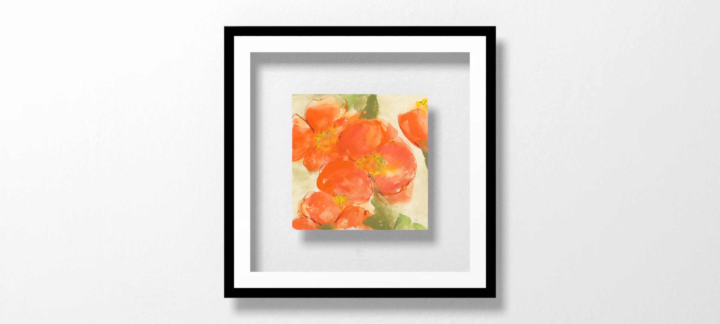 Tangerine Poppies I by Chris Paschke