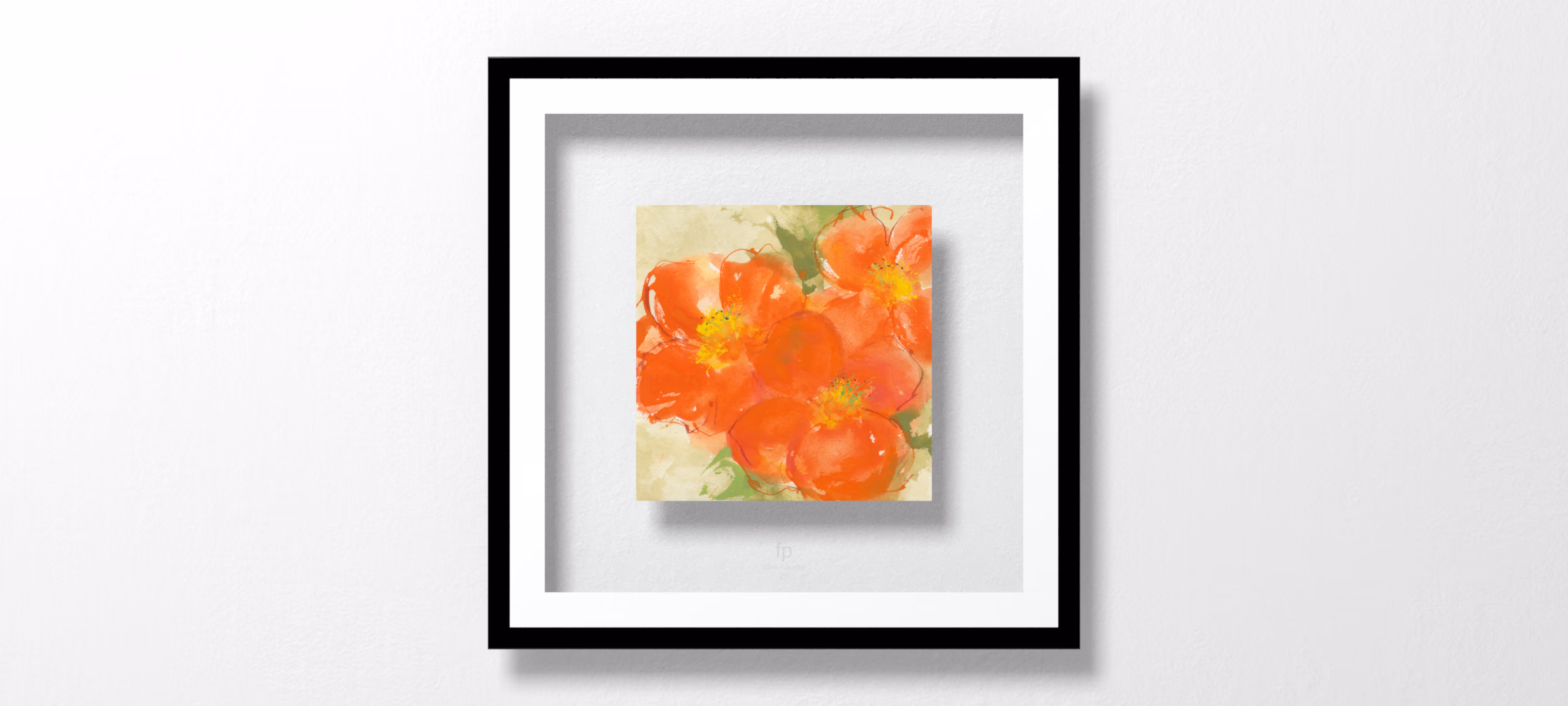 Tangerine Poppies II by Chris Paschke