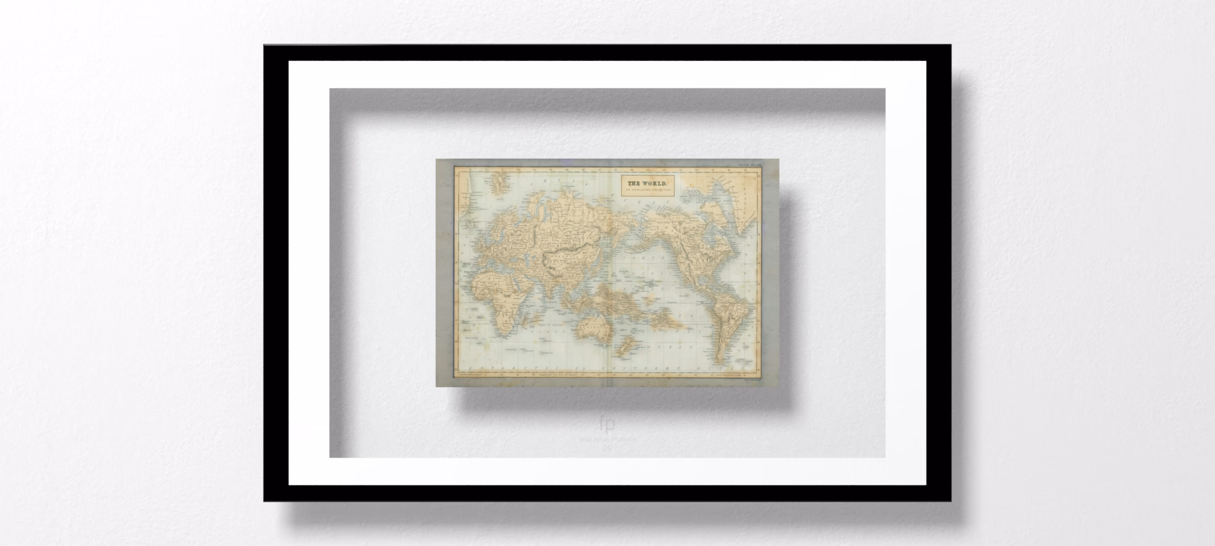 The World Map Neutral by Wild Apple Portfolio