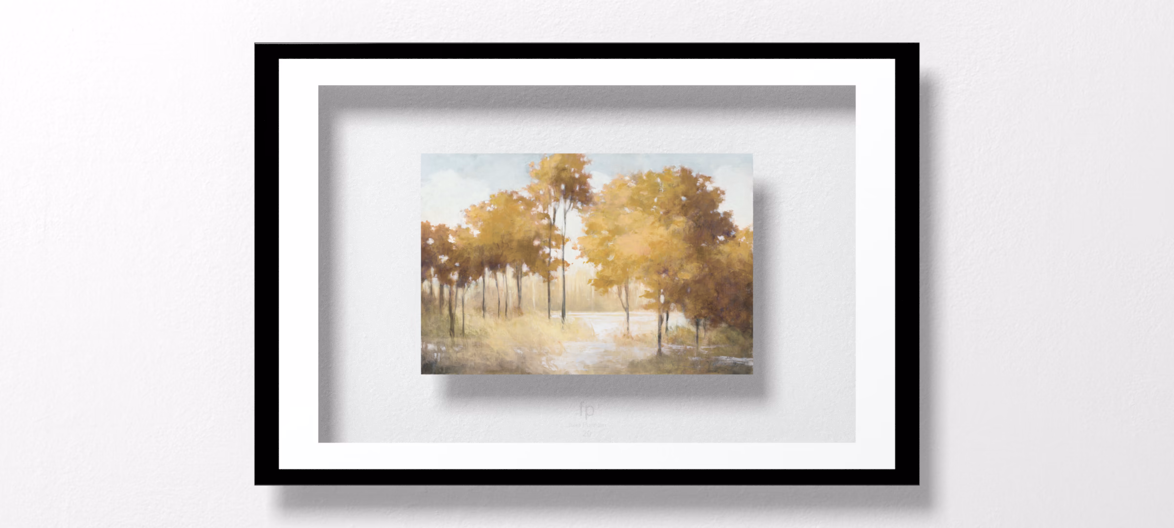 Autumn Lake Gold by Julia Purinton