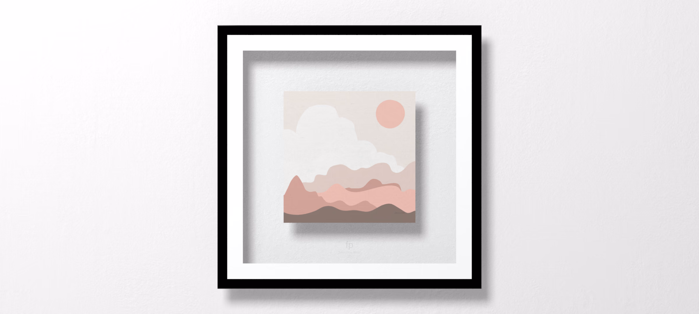 Mountainous I Pink by Sara Zieve Miller