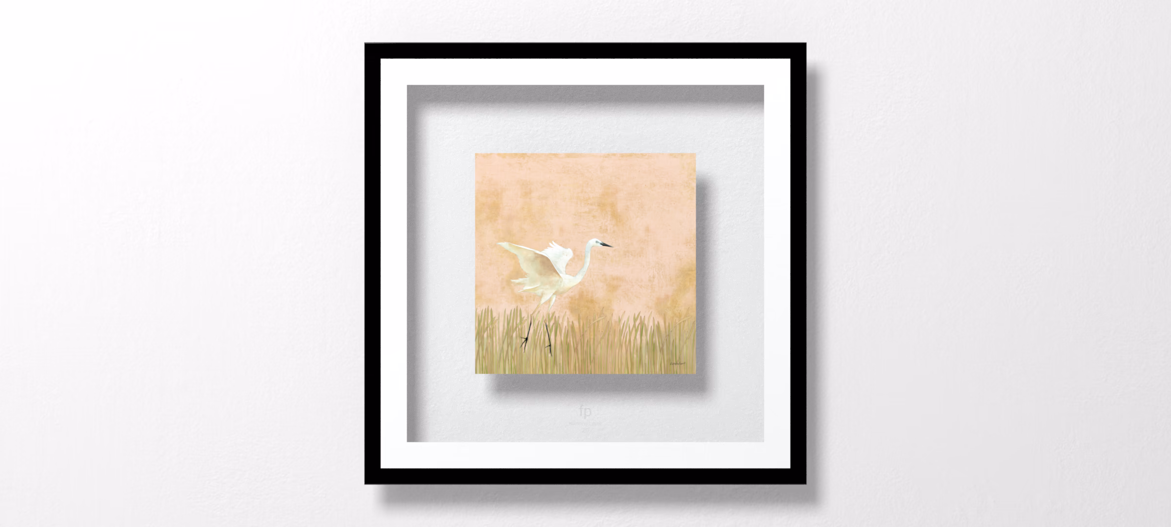 Egret Alighting I by Kathrine Lovell