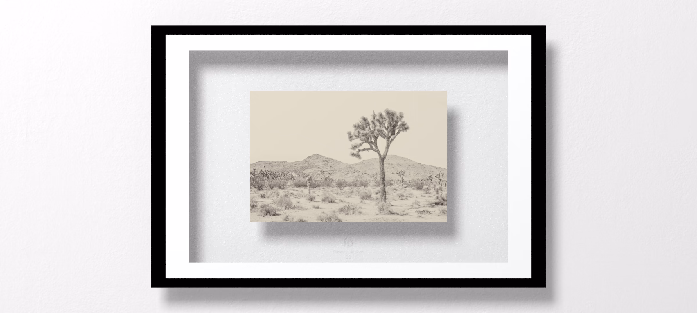 Joshua Tree I Neutral by Elizabeth Urquhart