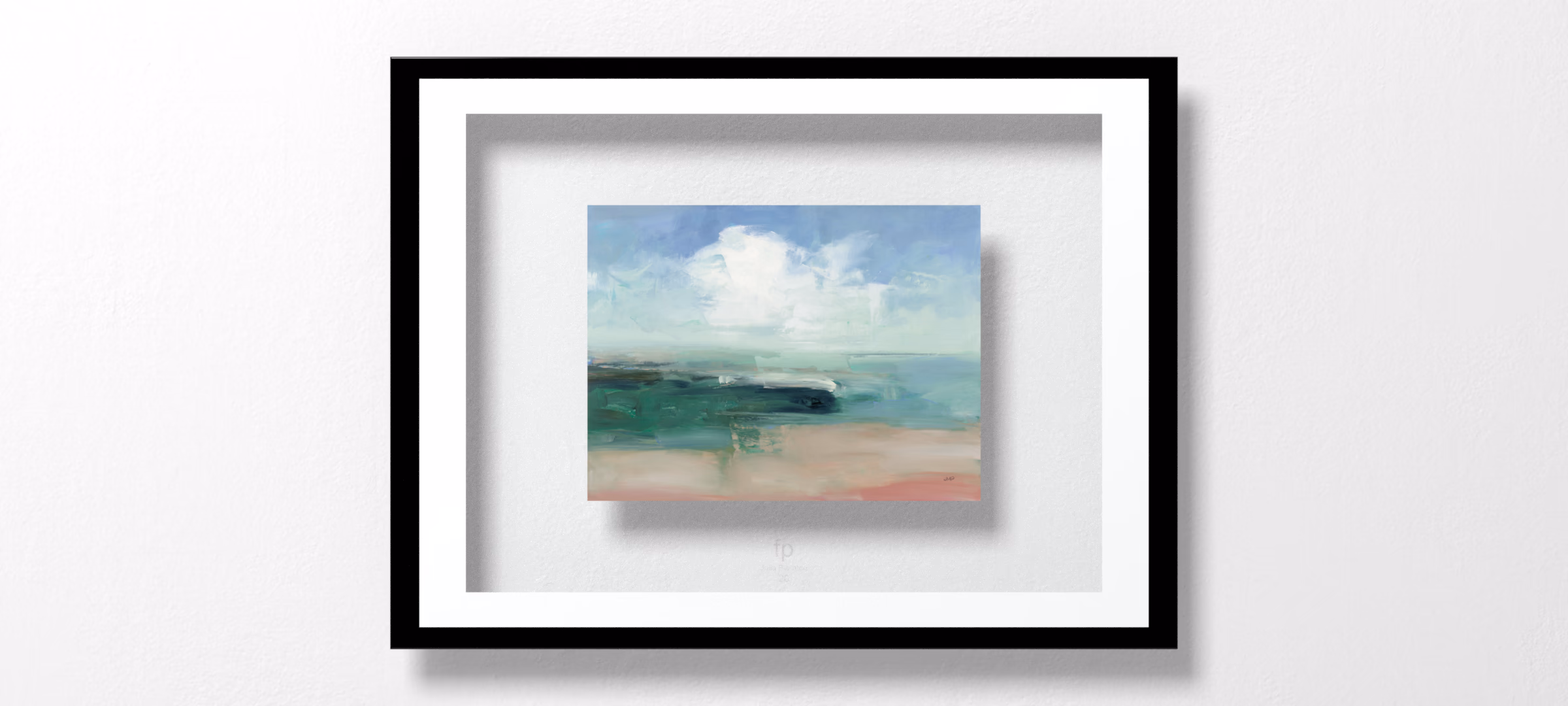 Big Clouds from the Shore by Julia Purinton