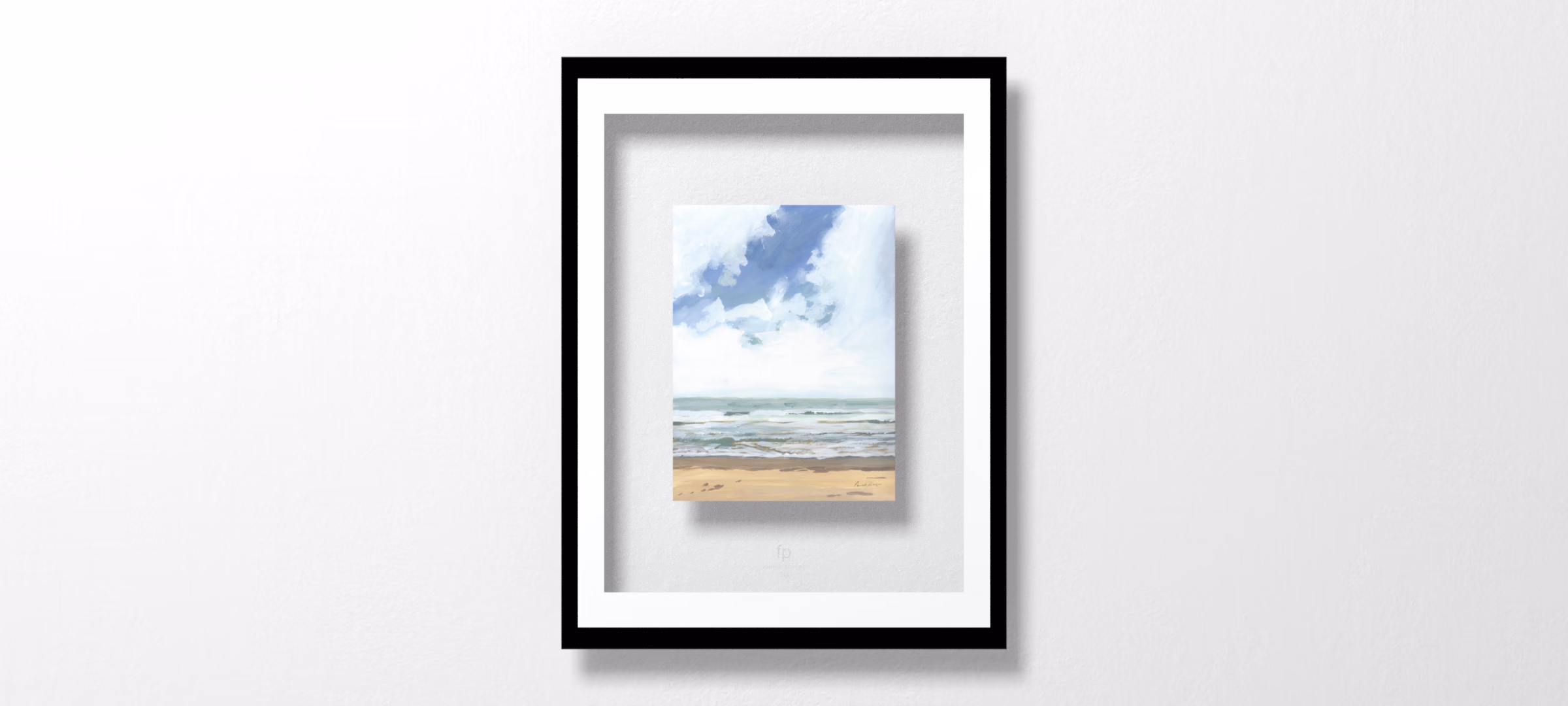 Walk on the Beach I by Pamela Munger