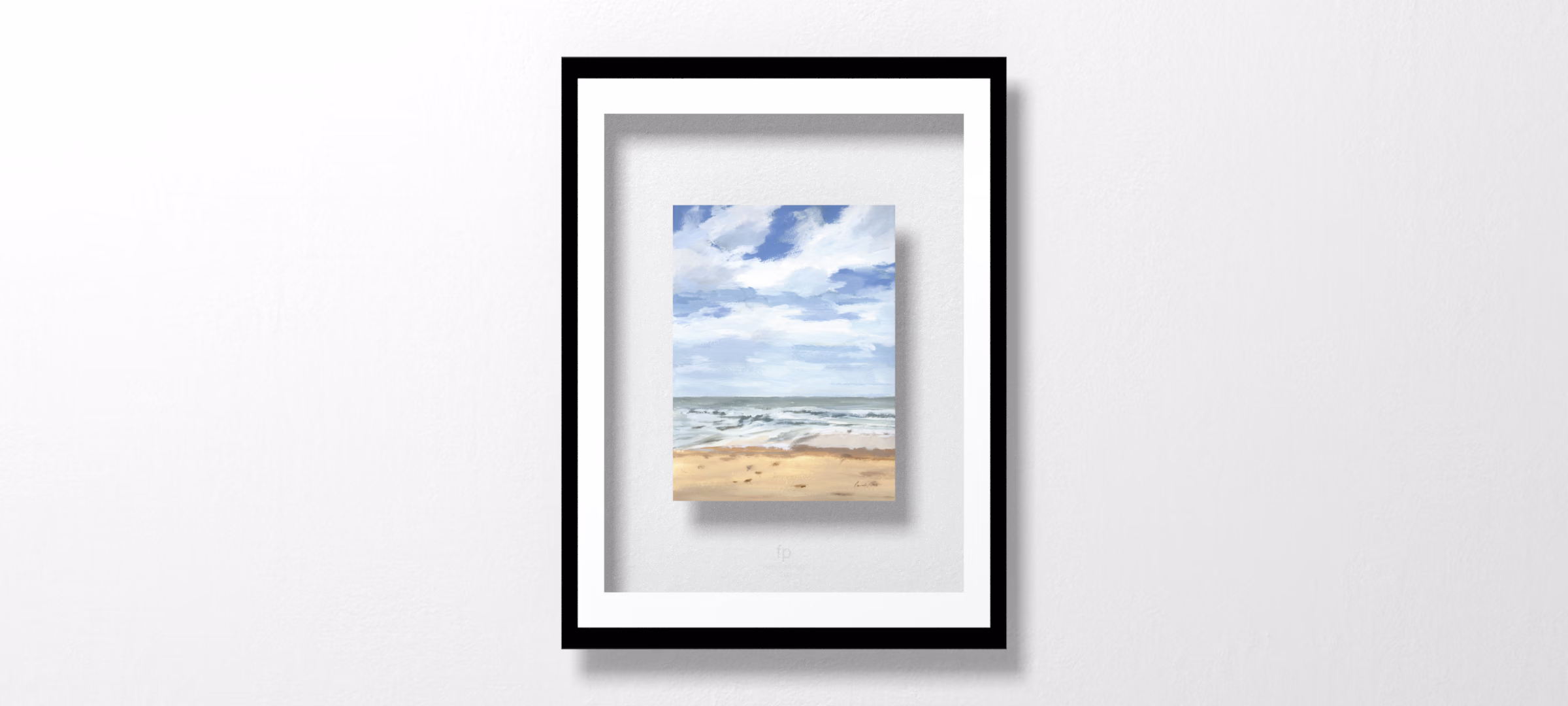 Walk on the Beach II by Pamela Munger