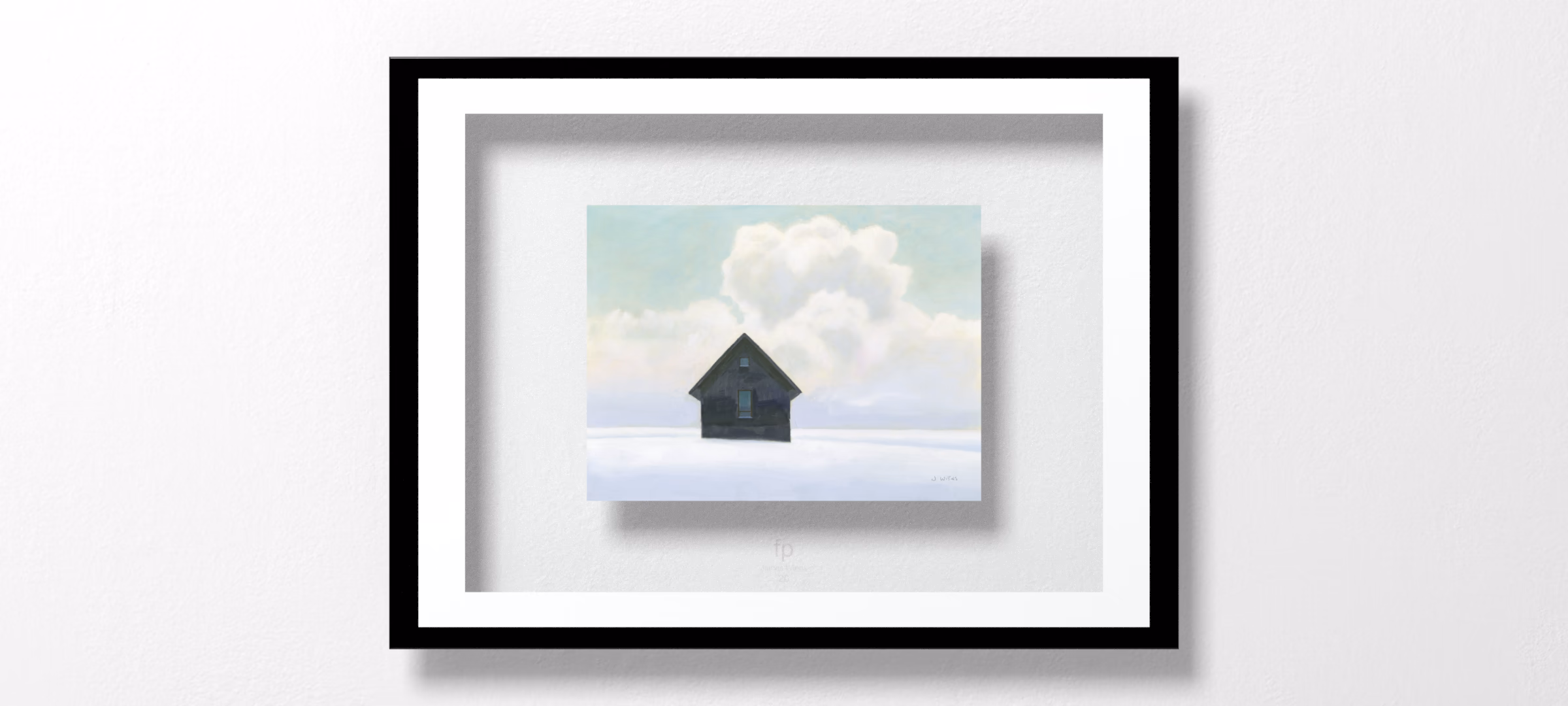 Lonely Winter Landscape I by James Wiens