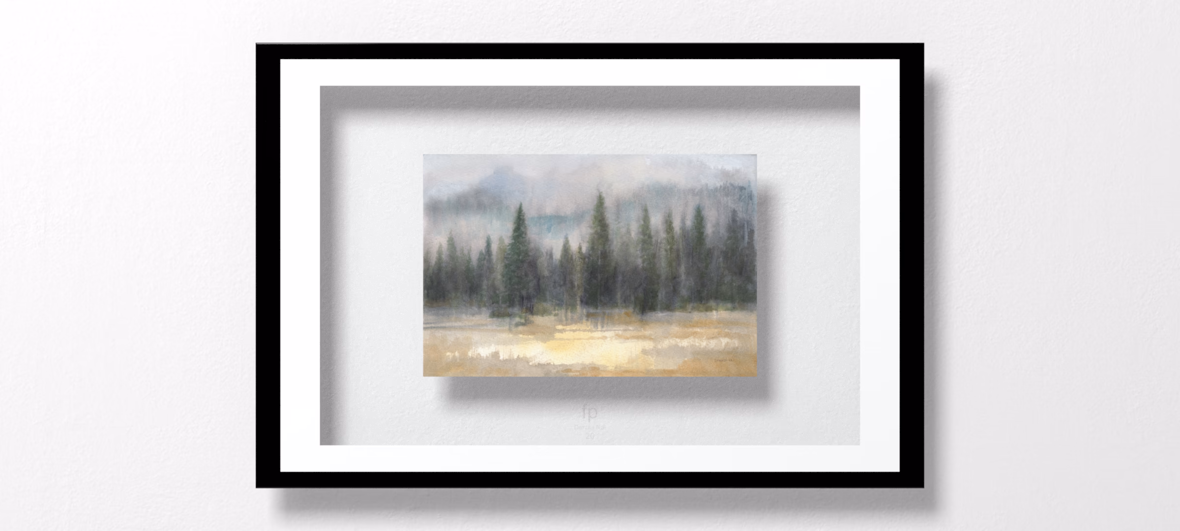 Misty Pines by Danhui Nai