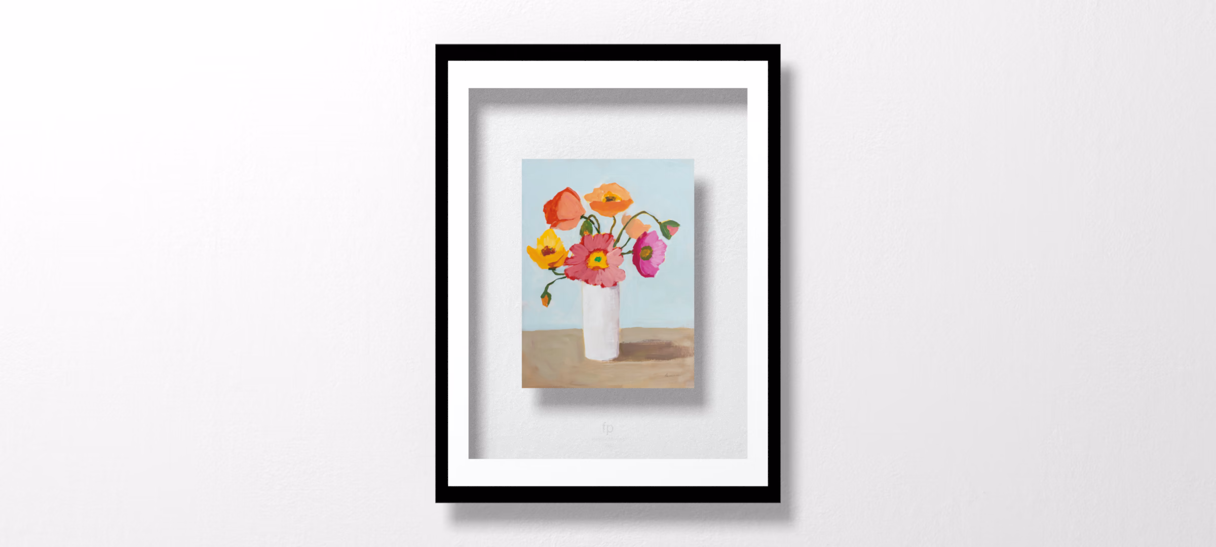 Sorbet Poppies III by Pamela Munger