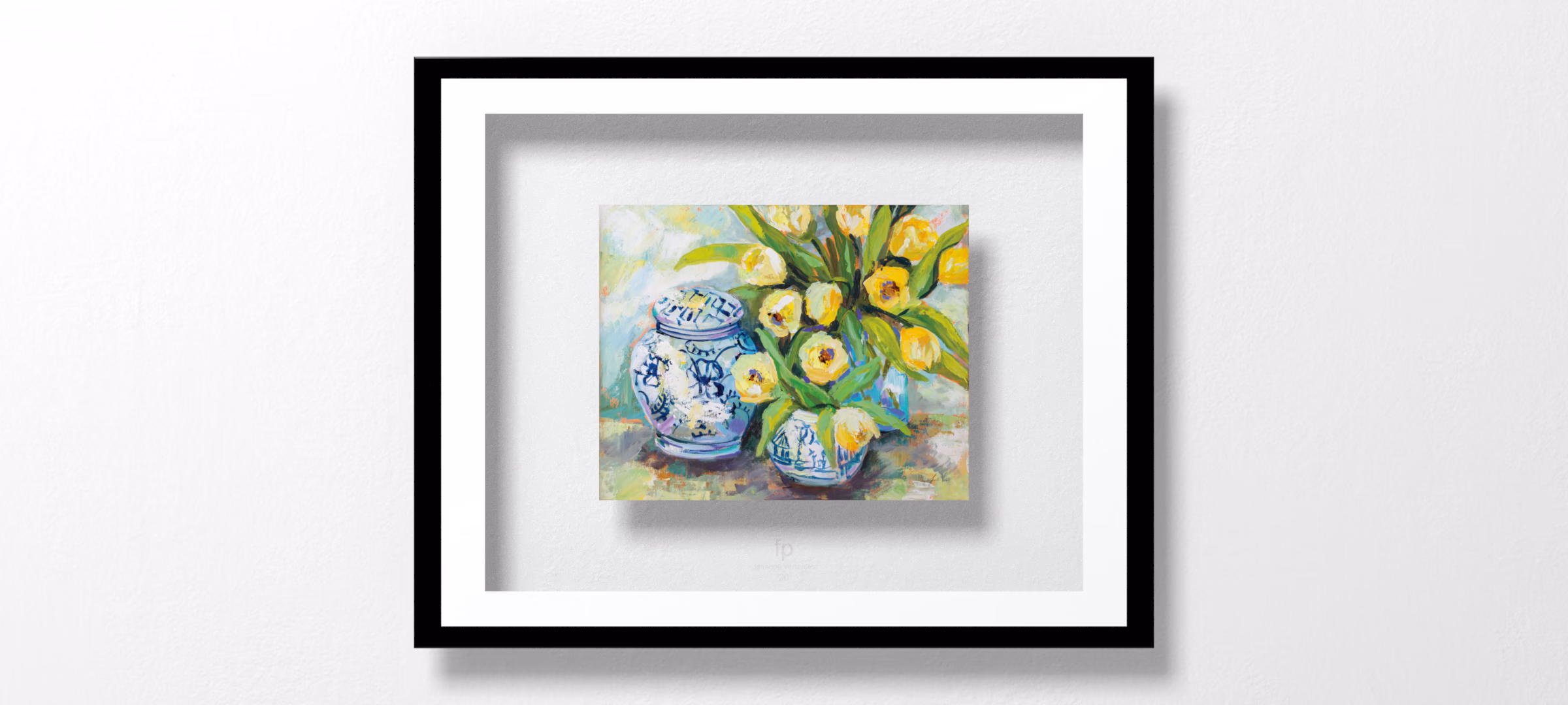 Tulips Chinoiserie by Jeanette Vertentes