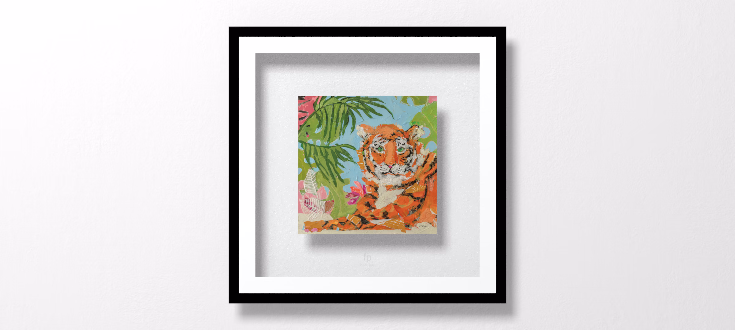 Tiger at Rest Crop by Kellie Day